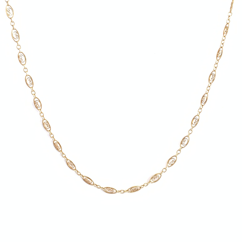 Filigree Gold Necklace