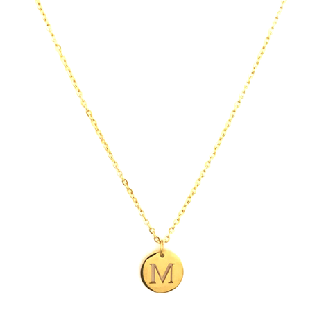 Single Initial Necklace